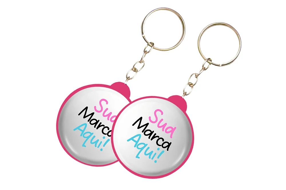 Chaveiro Botton Dupla Face 3,5cm