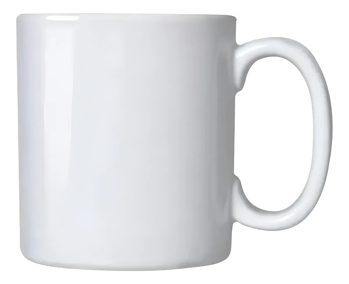 Caneca de Porcelana Branca